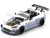 Honda Pandem S2000 RHD Right Hand Drive White and Blue Gray 1/64 Diecast Model Car Pop Race PR640300