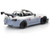 Honda Pandem S2000 RHD Right Hand Drive White and Blue Gray 1/64 Diecast Model Car Pop Race PR640300