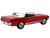 1967 Shelby GT500 Convertible Red Metallic White Stripes Limited Edition 750 pieces Worldwide 1/18 Diecast Model Car ACME A1801894