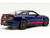 2013 Ford Mustang Shelby GT500 Deep Impact Blue Red Stripes Shelby Collectibles Series 1/18 Diecast Model Car ACME SC18012