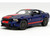 2013 Ford Mustang Shelby GT500 Deep Impact Blue Red Stripes Shelby Collectibles Series 1/18 Diecast Model Car ACME SC18012