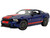 2013 Ford Mustang Shelby GT500 Deep Impact Blue Red Stripes Shelby Collectibles Series 1/18 Diecast Model Car ACME SC18012