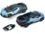 Bugatti Tourbillon Blue Atlantic Two-Tone 1/64 Diecast Model Car Trends Hobby 241098-A