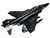 McDonnell Douglas F-4K Phantom II FG.1 Fighter Aircraft XV582 Black Mike No.111 Sqn RAF Leuchars Scotland 1989 British Royal Air Force The Aviation Archive Series 1/48 Diecast Model Corgi AA27904