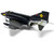 McDonnell Douglas F-4K Phantom II FG.1 Fighter Aircraft XV582 Black Mike No.111 Sqn RAF Leuchars Scotland 1989 British Royal Air Force The Aviation Archive Series 1/48 Diecast Model Corgi AA27904