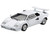 Lamborghini Countach LP500S White Limited Edition 1/64 Diecast Model Car Mini GT MGT01366