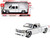2006 Chevrolet Silverado Custom Pickup Truck White with Black Stripes Die Cast Collection Series 1/25 Diecast Model Car Motormax 79039-WH