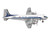 Douglas DC 4 Commercial Aircraft Air France F BHEH White with Blue Stripes 1/200 Diecast Model Airplane Herpa HE571104-001
