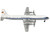 Ilyushin IL 18 Commercial Aircraft Deutsche Lufthansa DM STA White with Blue Stripes 1/200 Diecast Model Airplane Herpa HE573689
