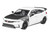 2025 Honda Civic Type R FL5 White with Carbon Hood and Accents 1/64 Diecast Model Car Paragon Models  PA-55590