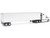 2025 Freightliner Cascadia Gen 5 Sleeper Cab Truck White with Great Dane Champion 53ft Dry Cargo Trailer Transport Series 1/50 Diecast Model Diecast Masters 71181