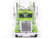 Peterbilt 379 Logging Truck Tractor with Trailer Green and White 1/64 Diecast Model IXO Models U64TRTR016LO