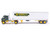 1950 Kenworth Truck Tractor with Vintage Trailer Bullnose Garrett Freightlines Yellow and Green 1/64 Diecast Model IXO Models U64TRTR022S