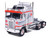 1976 Kenworth K100 Aerodyne Truck Tractor Canada 25 Gray with Graphics 1/64 Diecast Model IXO Models U64TR045