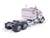 1976 Kenworth W900A Truck Tractor Canada 25 Gray with Graphics 1/64 Diecast Model IXO Models U64TR048