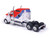 2026 Kenworth W900 Truck Tractor Red, White, and Blue 1/64 Diecast Model IXO Models U64TR047
