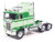 1976 Kenworth K100 Aerodyne Truck Tractor Green with Graphics 1/43 Diecast Model IXO Models U43TR005