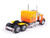 1981 Peterbilt 359 Truck Tractor Kelsey s Trucking Tribute Orange 1/64 Diecast Model IXO Models U64TR043
