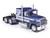 1978 Ford LTL 9000 Truck Tractor Blue and Silver 1/64 Diecast Model IXO Models U64TR044