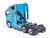 2002 Freightliner Argosy and Modern Trailer Grey and Blue 1/64 Diecast Model IXO Models U64TRTR014M