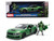 2024 Ford Mustang Dark Horse Green Metallic with Gray Top and Graphic with Doctor Doom Diecast Figure Marvel s Doctor Doom" Character Hollywood Rides Series 1/24 Diecast Model Car Jada 36993