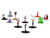 Set of 12 Diecast Figures The Nightmare Before Christmas 1993 Movie Nano Metalfigs Series Diecast Models Jada 37683
