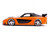Han s Mazda RX 7 RHD Right Hand Drive Orange and Black The Fast and the Furious: Tokyo Drift 2006 Movie 25 Years of Fast & Furious Series 1/24 Diecast Model Car Jada 30732-25TH