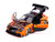 Han s Mazda RX 7 RHD Right Hand Drive Orange and Black The Fast and the Furious: Tokyo Drift 2006 Movie 25 Years of Fast & Furious Series 1/24 Diecast Model Car Jada 30732-25TH