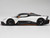 Aston Martin Valhalla Lunar White with Black Top and Orange Accents 1/18 Model Car Top Speed TS0711