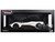 Aston Martin Valhalla Lunar White with Black Top and Orange Accents 1/18 Model Car Top Speed TS0711