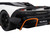 Aston Martin Valhalla Lunar White with Black Top and Orange Accents 1/18 Model Car Top Speed TS0711