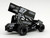 Winged Sprint Car #87 Aaron Reutzel Power Plus Black 2026 1/50 Diecast Model Car ACME A5026009