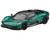 Aston Martin Valhalla Podium Green Metallic Carbon Top Limited Edition 1/64 Diecast Model Car Mini GT MGT01373
