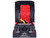 2018 Freightliner Cascadia Truck Tractor Black and Red 1/64 Diecast Model IXO Models U64TR040