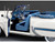 1953 Chevrolet Bel Air Open Convertible White with Blue Interior American Collectibles Series 1/18 Diecast Model Car Sun Star SS-1627