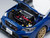 Subaru WRX STI EJ20 Final Edition RHD Right Hand Drive Blue Metallic with Gold Wheels Asian Collectibles Series 1/18 Diecast Model Car Sun Star SS-5558