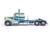 1952 Peterbilt 350 Truck Tractor Blue and Cream 1/64 Diecast Model IXO Models U64TR049
