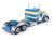 1952 Peterbilt 350 Truck Tractor Blue and Cream 1/64 Diecast Model IXO Models U64TR049