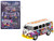 Volkswagen T1 Microbus Mizu Design White with Graffiti Graphics Limited Edition 1/64 Diecast Model Car Mini GT MGT01191