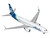 Boeing 737 800 Commercial Aircraft Alaska Airlines N517AS White with Blue Tail 1/400 Diecast Model Airplane GeminiJets GJASA2418