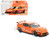 Mazda RX8 RE Amemiya Widebody RHD Right Hand Drive Orange Chrome 1/64 Diecast Model Car Pop Race PR640281