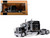 1990 Kenworth W900 Truck Tractor Black 1/64 Diecast Model IXO Models 64TR014B