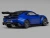 Ford Mustang GTD Lightning Blue Metallic Vivid Black Hood Top 1/64 Diecast Model Car CM Model CM64-GTD-03