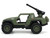 V A M P Olive Green G I Joe Hollywood Rides Series 1/32 Diecast Model Car Jada 32660