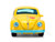 Volkswagen Beetle Bumblebee Yellow with Blue Interior Transformers Energon Surge Hollywood Rides Series 1/32 Diecast Model Car Jada 37727