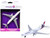 Commercial Aircraft Hawaiian Airlines White Graphics Purple Tail Diecast Model Airplane Daron RT2434-1
