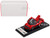 Ferrari F80 Supercar Rosso Red Metallic with Black Metallic Top 1/64 Diecast Model Car BBR BBR64001H