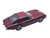 Lamborghini 400 GT Monza Rosso Mugello with Display Case Limited Edition 1/18 Model Car Tecnomodel TM18-358B