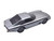 Lamborghini 400 GT Monza Metallic Silver with Display Case Limited Edition 1/18 Model Car Tecnomodel TM18-358D