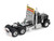 Peterbilt 589 Tandem Axle Truck Tractor Day Cab Black Transport Series 1/50 Diecast Model Diecast Masters 71222
